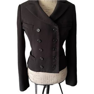 Vintage Forever 21 black double breasted jacket size medium